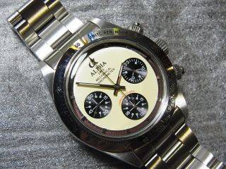 Alpha Daytona Paul Newman Glossy Bezel 3 - Registered Chronograph Watch 3