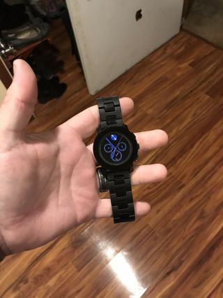 Movado Bold Navy Blue Stainless Steel Men 