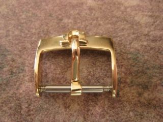 Omega Watch Buckle - 14k Solid Yellow Gold 16mm - Strongly Built - 2/3