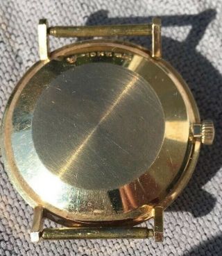 Vintage Running GIRARD PERREGAUX GYROMATIC 10K Gold FILLED AUTOMATIC Mens Watch 4