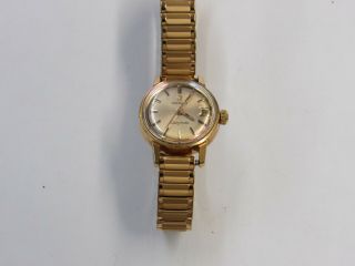 Vintage Omega " Ladymatic " Date Watch With 680 Cal.  Automatic Movement
