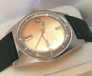 Aquastar Grand Air 10 Atm Duward Geneve Automatic Vintage Watch Men 1970 