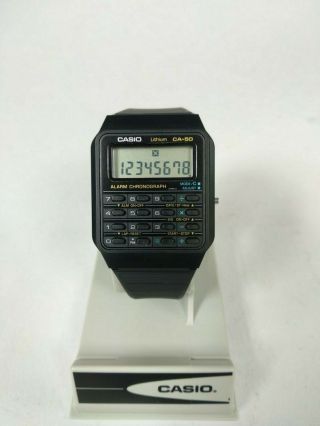 Casio Ca - 50 Calculator Watch Module 437 Back To The Future Prop