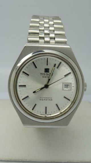 Vintage Mens Tissot Seastar Automatic Cal.  784 - 2 Stainless Steel Watch