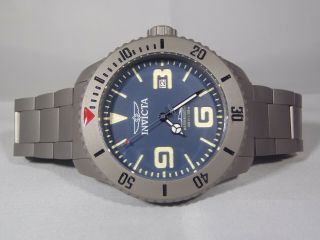 Invicta Men ' s 50mm Pro Diver Military Automatic Titanium Bracelet Watch 23127 4
