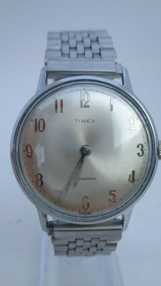 Vintage 1967 Timex Marlin 2010 2467 Service And Keeping Time T18