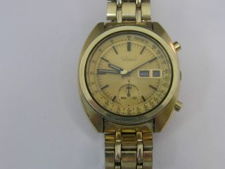 Vintage Seiko Chronograph Watch W/ Band 6139 - 6015