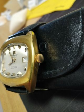 Vintage TISSOT SEASTAR men ' s watch,  SWISS,  AUTOMATIC Cal 784 - 2,  60s,  GP 4