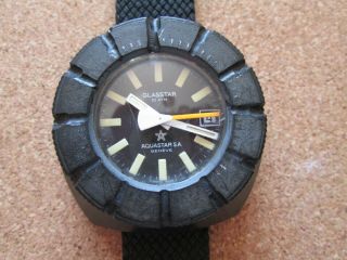 Vintage Aquastar Divers Watch (1970 ' s/80 ' s) with history 2
