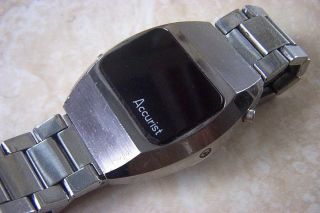 A Vintage Accurist Led Digital Watch C.  Mid 1970 