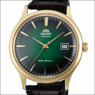 Orient Bambino Version 4 Automatic Dress Watch,  Green Dial,  42mm Case Ac08002f