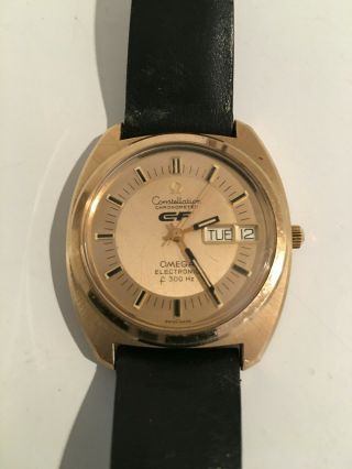 Vintage OMEGA Constellation Chronometer Electronic f300 Hz 1260 Men ' s Watch 7