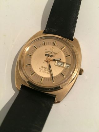 Vintage OMEGA Constellation Chronometer Electronic f300 Hz 1260 Men ' s Watch 8