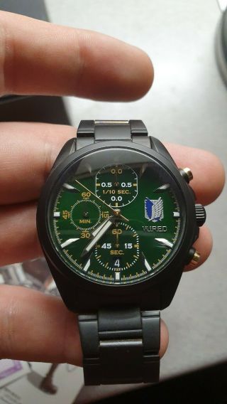 Wired X Attack On Titan Quartz Watch,  Limited Edition,  38 Of 1200