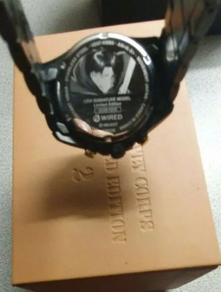Wired X Attack On Titan quartz Watch,  limited edition,  38 of 1200 2