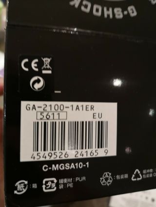 Rare Casio G - SHOCK GA - 2100 - 1A1 ALL MATTE BLACK - Hodinkee Casioak 2