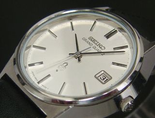 Seiko Grand Quartz 1976 Vintage Mens Watch 4842 Reloj Uhr From Japan