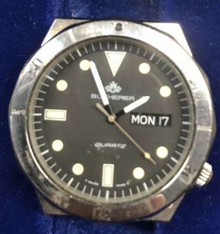 Bucherer Vintage Divers Watch Same As Heuer 980.  004 Listed For Spares 5