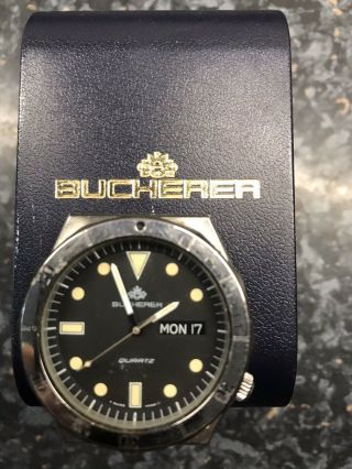 Bucherer Vintage Divers Watch Same As Heuer 980.  004 Listed For Spares 6