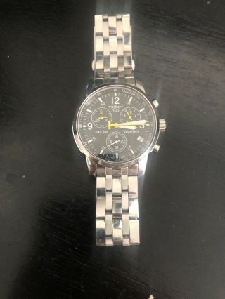 Tissot Prc 200 Swiss Made Mens Watch Stainless Steel Chronograph