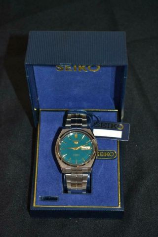 Vintage Seiko 5 Automatic 21 Jewel Mens Watch Cal 7s26 Never Worn