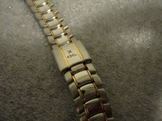 Nos Ebel Mini Womens 18k & Stainless Swiss Watch Band - 13mm (6 ")