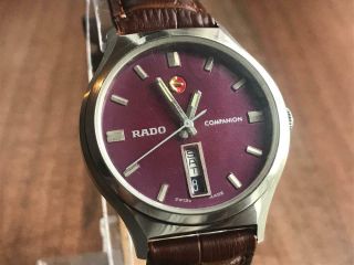 Vintage Rado Companion Automatic Gents Watch,  Leather Strap,  Swiss,  Ref96352