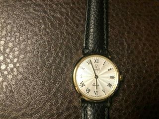Italian Milor Vincence 14 Kt Yellow Gold Lady Watch 26 Mm Case Solid Gold