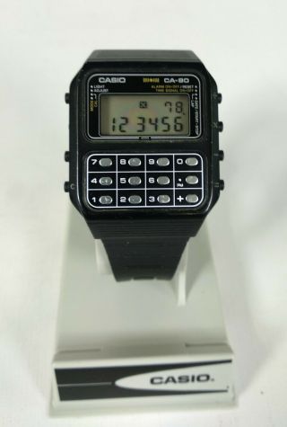 Casio CA - 90 Calculator Game Watch Module 134 4