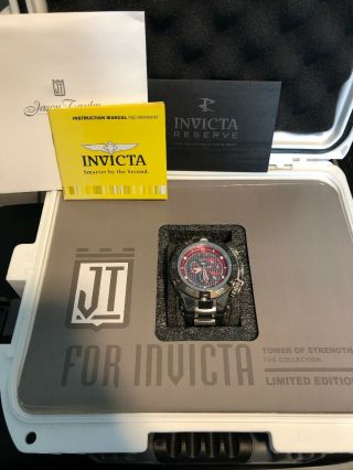 Invicta Jason Taylor Subaqua Noma V Limited Edition 027/999 With Three Slot Case