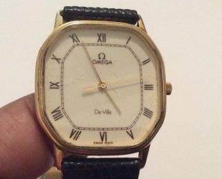 Vintage Omega De Ville Quartz Men’s Wristwatch Runs