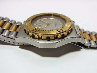 Tag Heuer 3000 Professional Two - tone Unisex Mid 38.  5mm Quartz Watch 934.  213 8