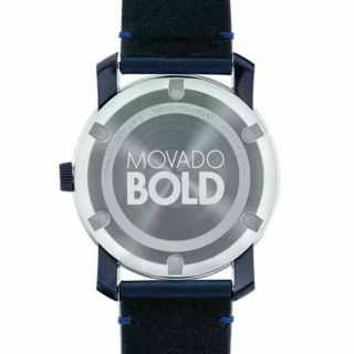 Movado 3600370 Men ' s Bold Blue Quartz Watch 4