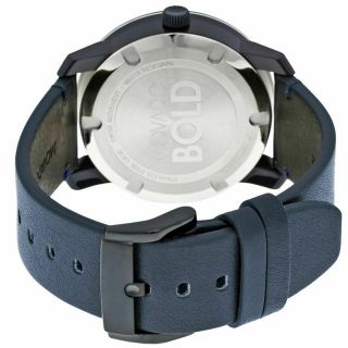 Movado 3600370 Men ' s Bold Blue Quartz Watch 6