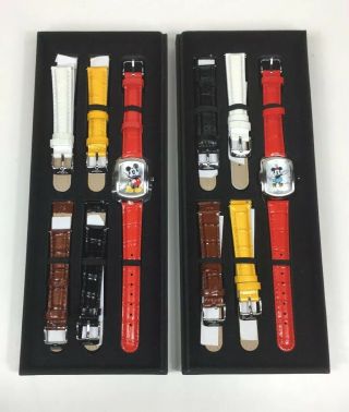 Disney Mickey And Minnie Mouse Watch Invicta Limited Edition 5 Straps Nib