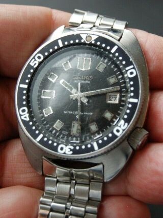 Vintage Seiko Automatic_150 Meters Diver_bi - Directional Rotating Bezel_in Gro