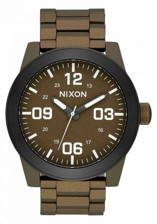 Nixon Corporal Ss Watch (bronze Cerakote)