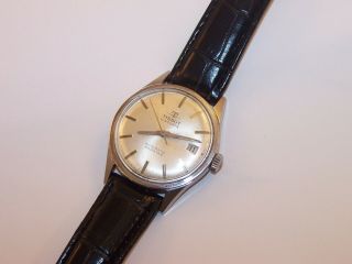 Vintage Tissot Visodate Automatic Seastar Swiss 17 Jewel 784 S/S Men ' s Watch 2