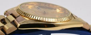 1980s NOS Seiko SQ 5Y23 8A60 8C4L Gold Bi - Polish Day Date Stainless Steel Watch 4