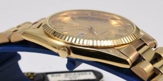 1980s NOS Seiko SQ 5Y23 8A60 8C4L Gold Bi - Polish Day Date Stainless Steel Watch 6