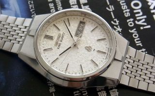 & Rare Vintage Seiko King Quartz Day/date Model 0853 - 8035 Japan Made Watch