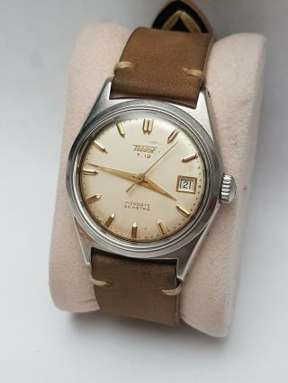 Very Rare Tissot T.  12 Visodate,  Seastar,  Wristwatch Vintage.