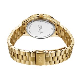 JBW Women ' s Mondrian Diamond 18k gold - plated stainless - steel Watch J6303E 3