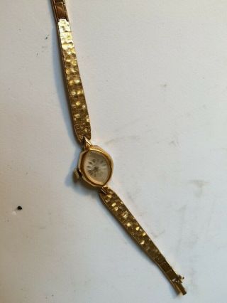 Vintage Bulova 10k RGP Bezel Watch - For Repair 030353 2