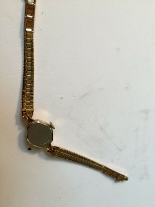 Vintage Bulova 10k RGP Bezel Watch - For Repair 030353 4