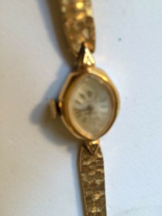 Vintage Bulova 10k RGP Bezel Watch - For Repair 030353 6