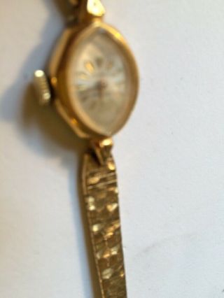 Vintage Bulova 10k RGP Bezel Watch - For Repair 030353 7