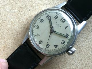 1940s UNIVERSAL GENEVE 24Hr MILITARY DIAL Ref 20502 Cal 267 RUNS STRONG 4