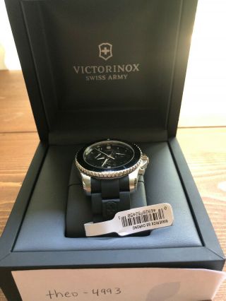 Victorinox Swiss Army Mens 241213 Chrono Classic Xls Watch Msrp $650