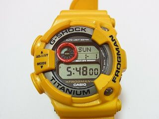 G - Shock Frogman Yellow Red Eye Dw - 9900 Gf - 9jf Titanium Men 